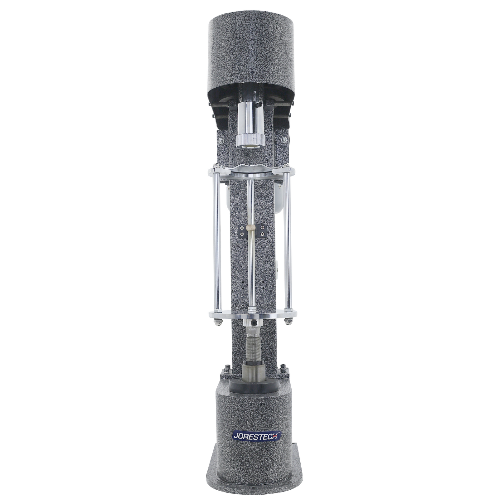 front view of JORES TECHNOLOGIES® semi-automatic plastic bottle capper for plastic caps