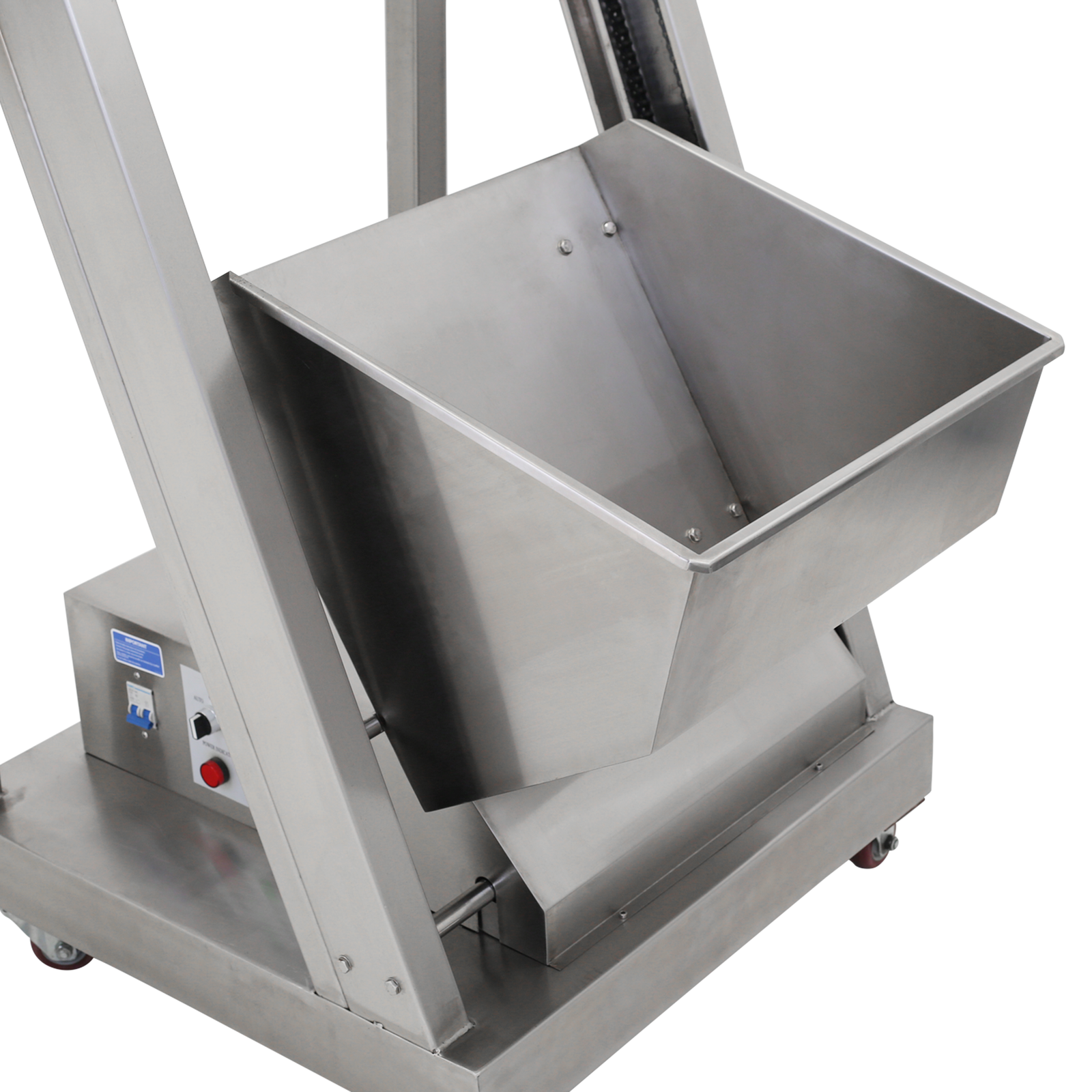 Single Bucket Elevator for Product Packaging | Intermittent Chute ...