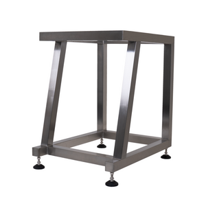 Stainless steel stand used for JORES TECHNOLOGIES® linear weigher 403. Base compatible only for this linear weigher