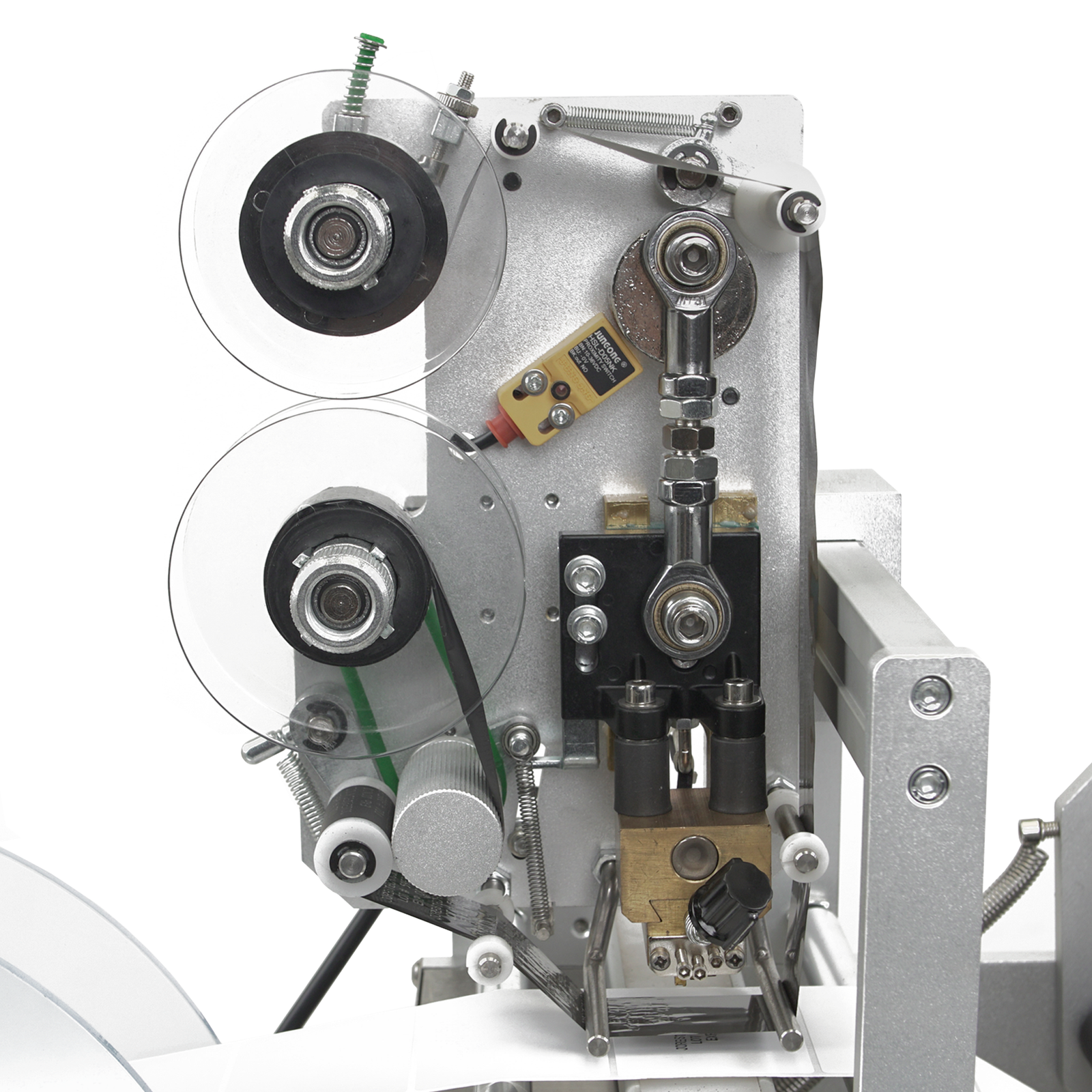 Semi-Automatic Label Applicator for Round Containers with