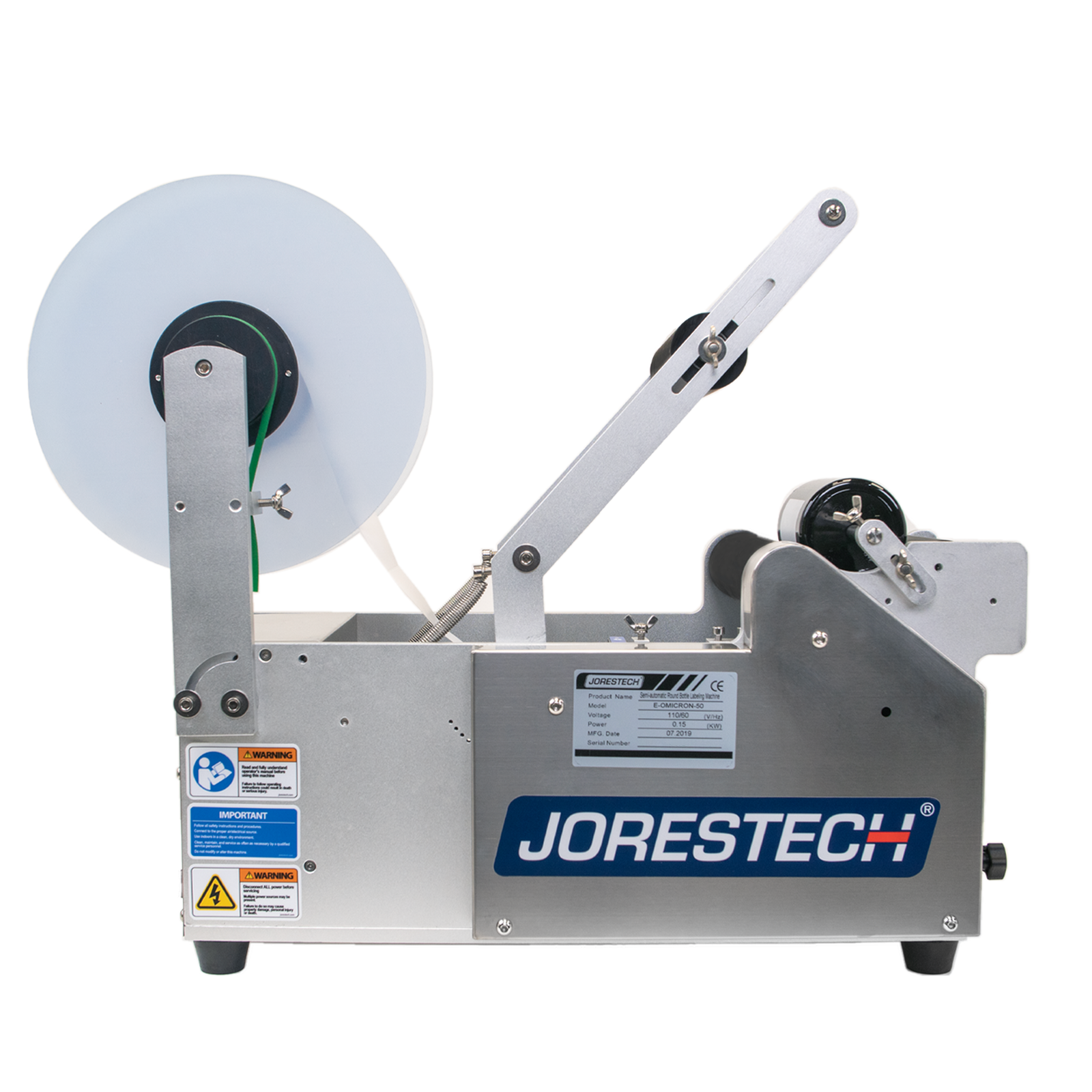 Semi-Automatic Label Applicator for Round Containers | Technopack Corp ...