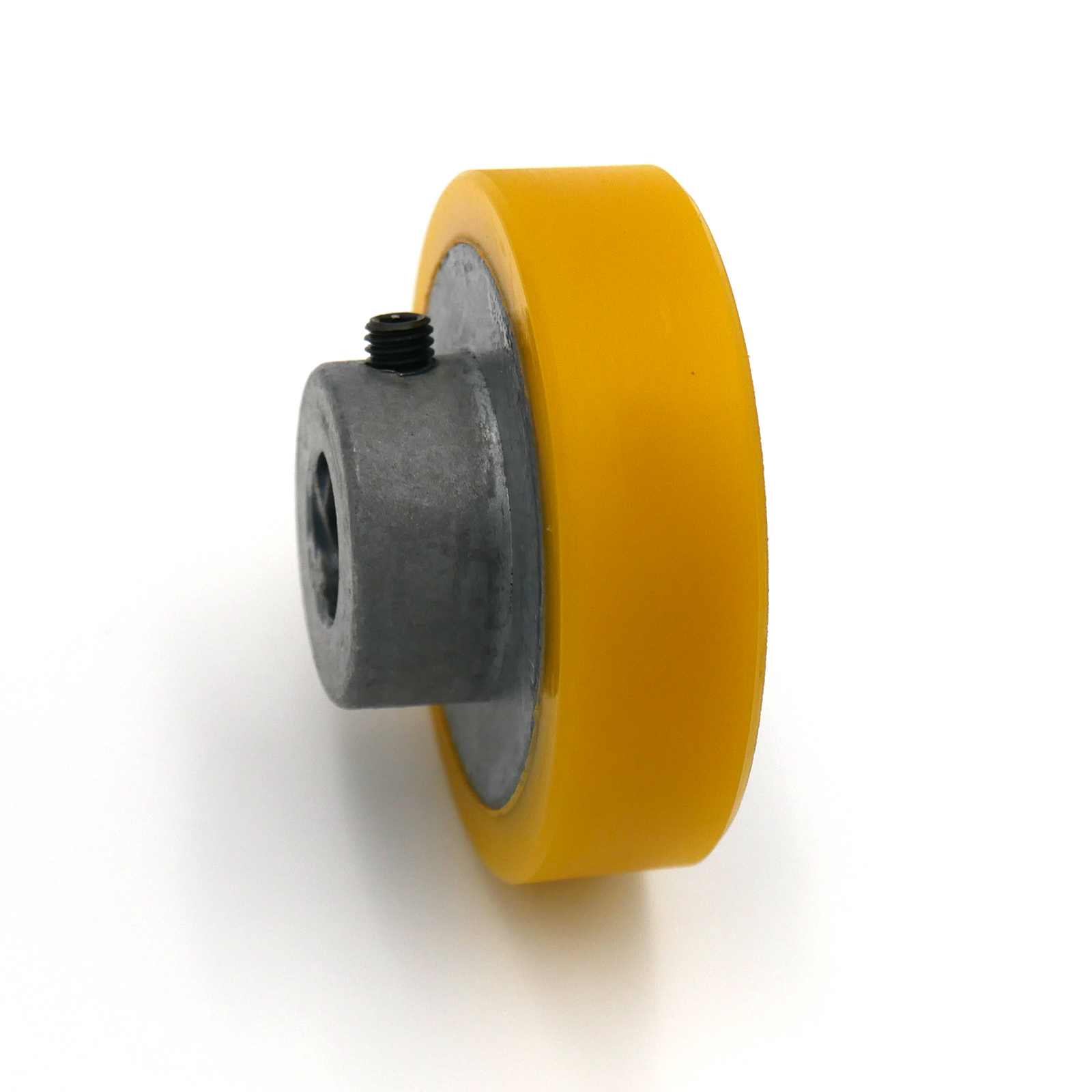 Silicone Pressing Wheel Yellow replacement part used for continuous band sealing equipment