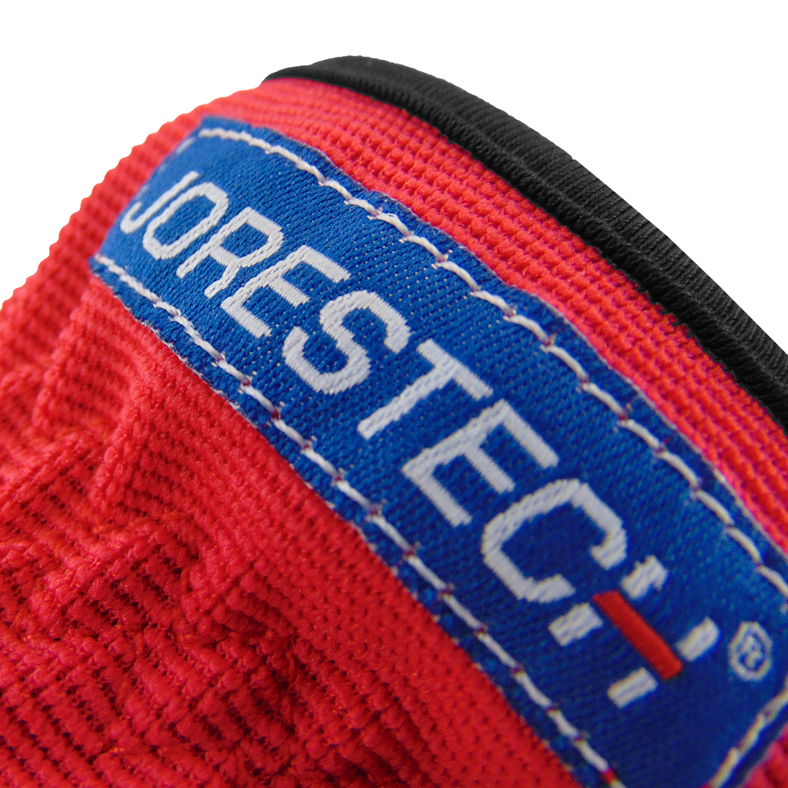 Close up of the elastic cuff of the JORESTECH safety gloves