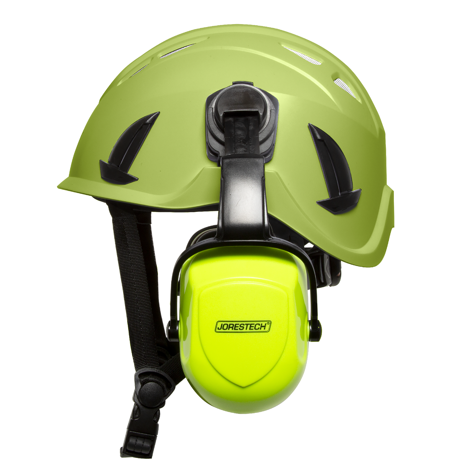 ANSI Ventilated Climbing Hard Hat Kit with Mountable Earmuffs – Technopack Corporation