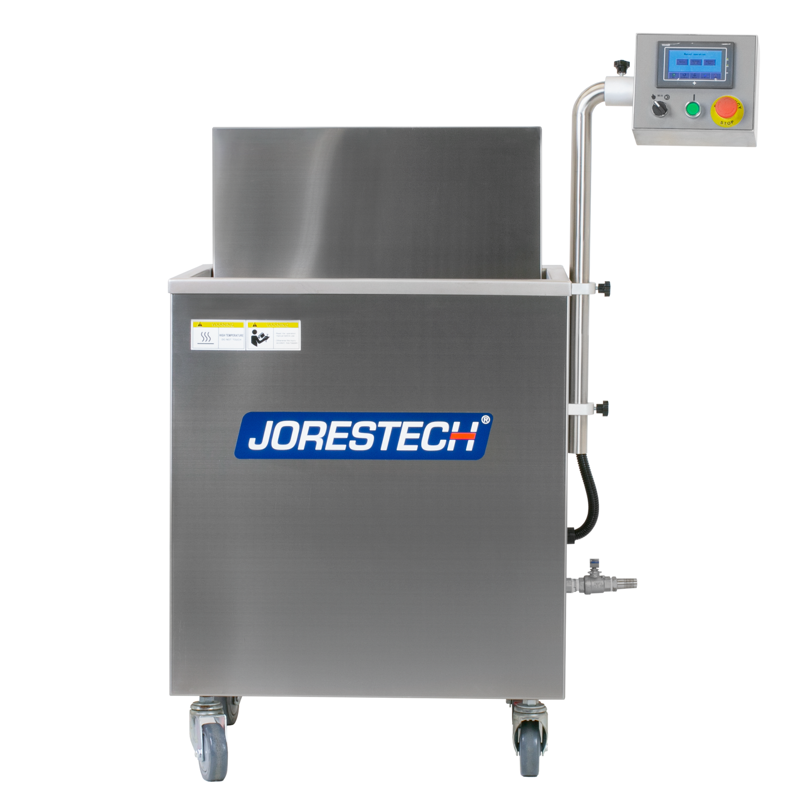stainless steel JORES TECHNOLOGIES® semi-automatic dip style hot water vacuum tank