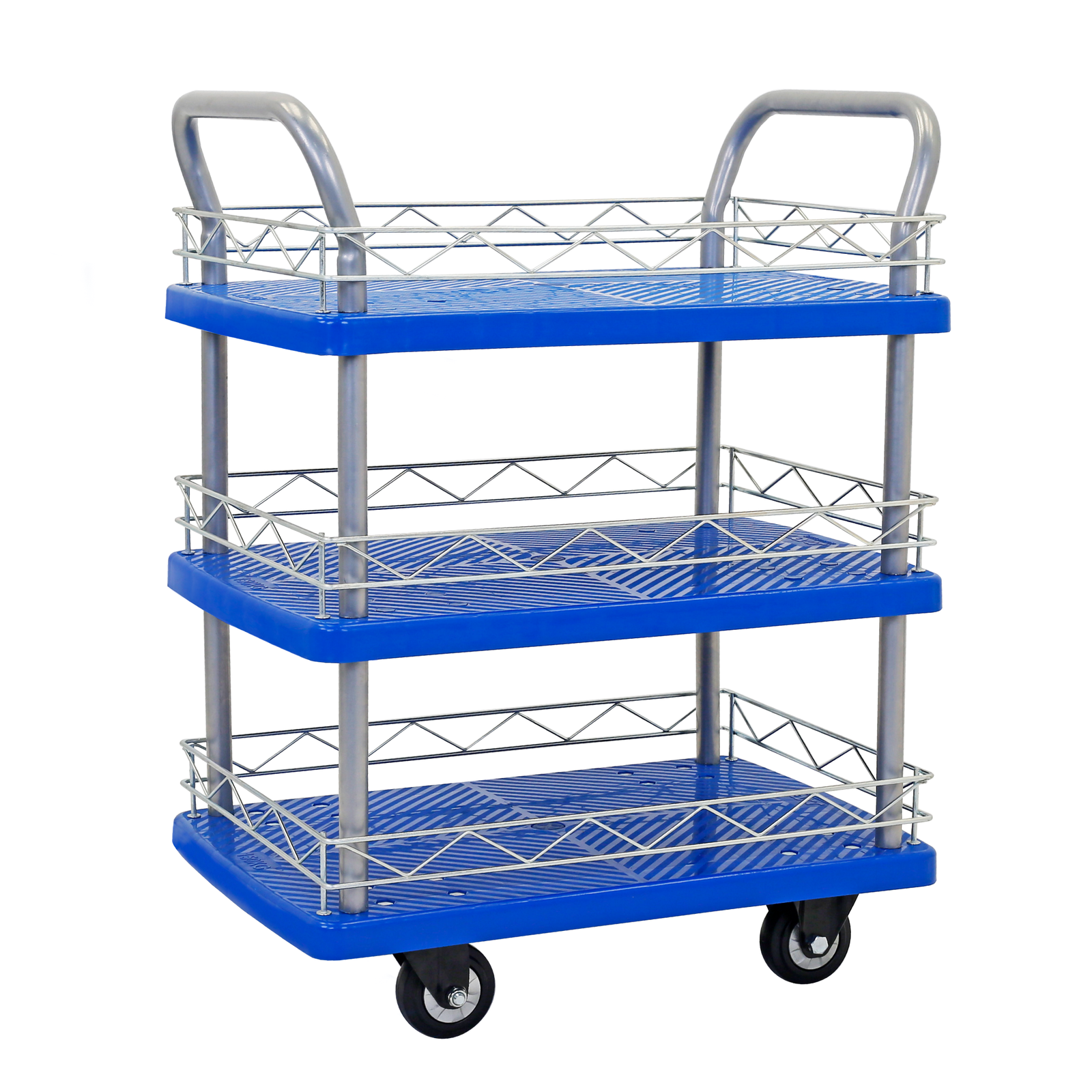 3 shelf utility push cart by JORES TECHNOLOGIES®